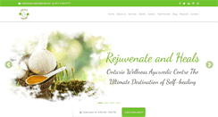 Desktop Screenshot of ontarioayurvedic.com
